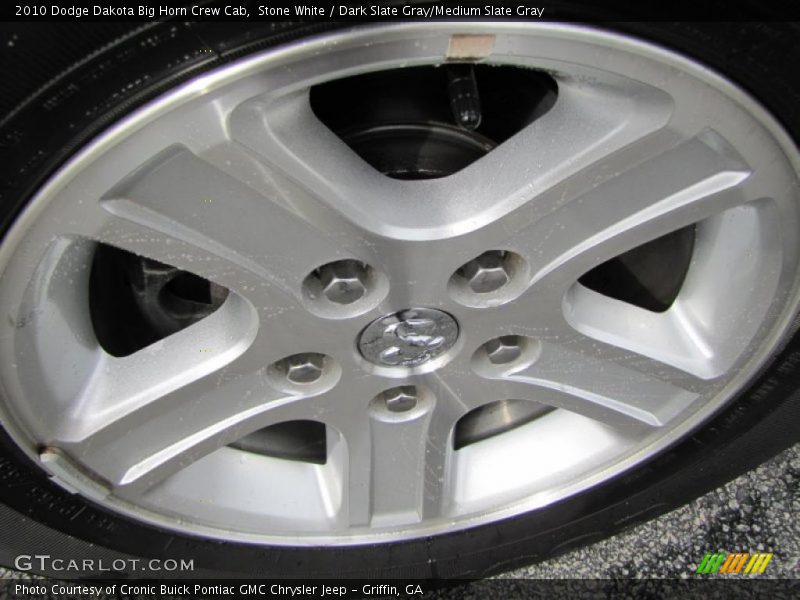 Stone White / Dark Slate Gray/Medium Slate Gray 2010 Dodge Dakota Big Horn Crew Cab