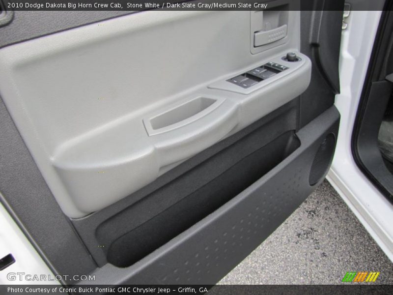 Stone White / Dark Slate Gray/Medium Slate Gray 2010 Dodge Dakota Big Horn Crew Cab