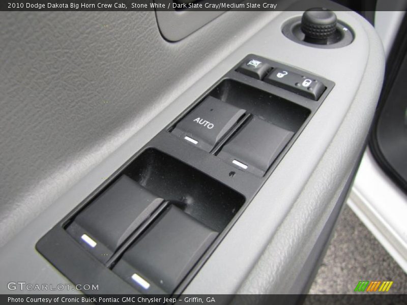 Stone White / Dark Slate Gray/Medium Slate Gray 2010 Dodge Dakota Big Horn Crew Cab