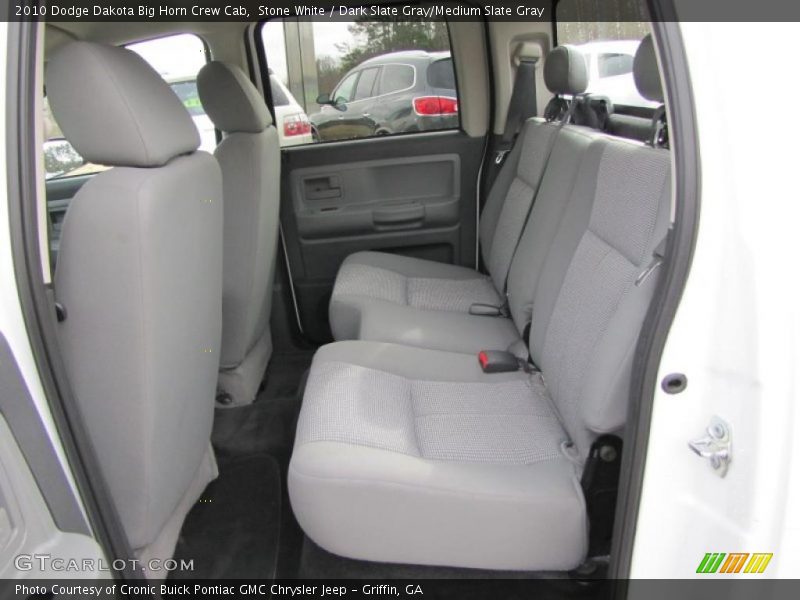 Stone White / Dark Slate Gray/Medium Slate Gray 2010 Dodge Dakota Big Horn Crew Cab