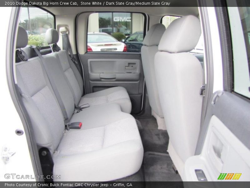 Stone White / Dark Slate Gray/Medium Slate Gray 2010 Dodge Dakota Big Horn Crew Cab