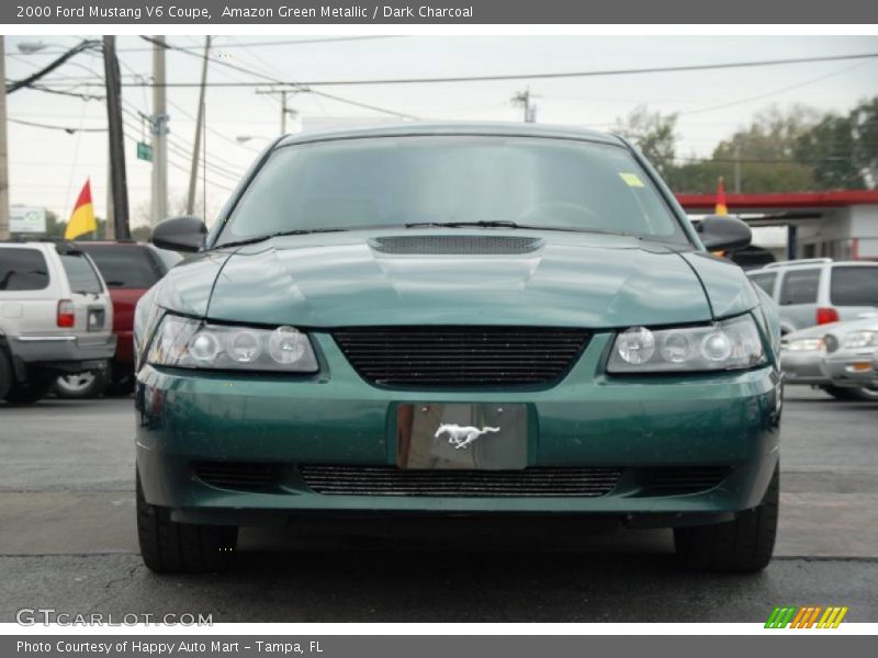 Amazon Green Metallic / Dark Charcoal 2000 Ford Mustang V6 Coupe