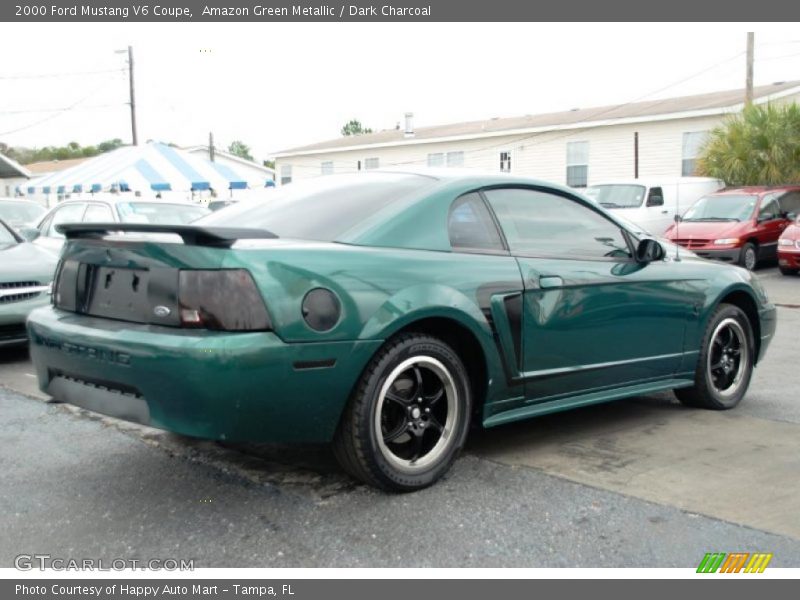 Amazon Green Metallic / Dark Charcoal 2000 Ford Mustang V6 Coupe