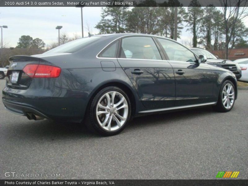 Meteor Gray Pearl Effect / Black/Red 2010 Audi S4 3.0 quattro Sedan