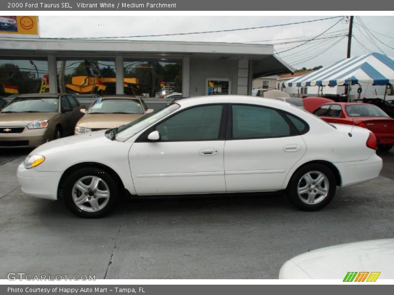 Vibrant White / Medium Parchment 2000 Ford Taurus SEL