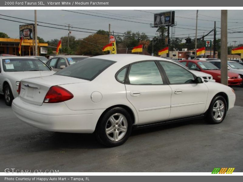 Vibrant White / Medium Parchment 2000 Ford Taurus SEL