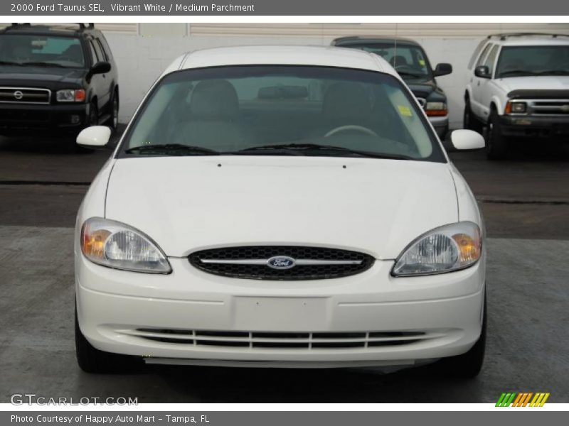 Vibrant White / Medium Parchment 2000 Ford Taurus SEL