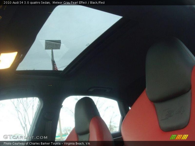 Meteor Gray Pearl Effect / Black/Red 2010 Audi S4 3.0 quattro Sedan