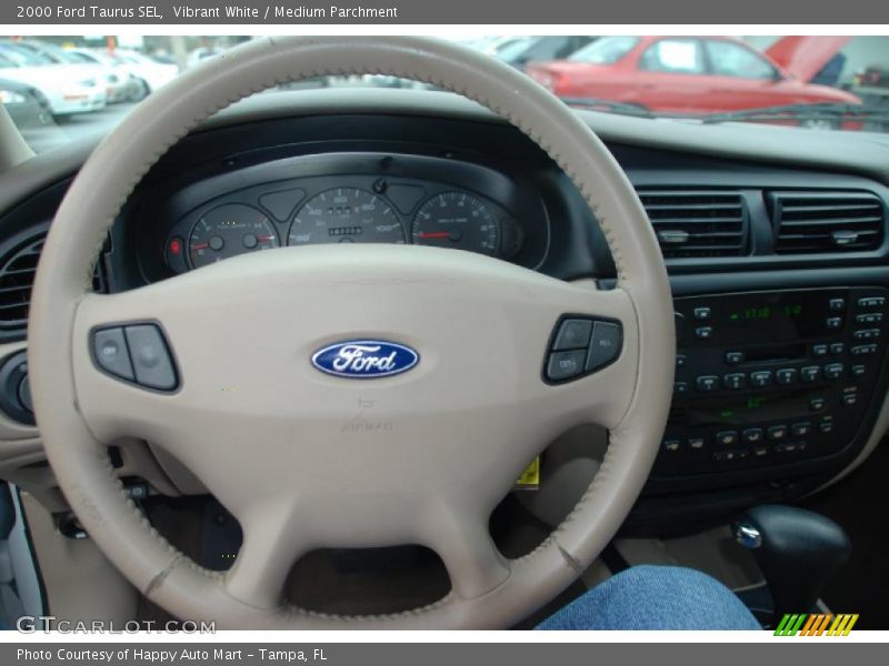 Vibrant White / Medium Parchment 2000 Ford Taurus SEL