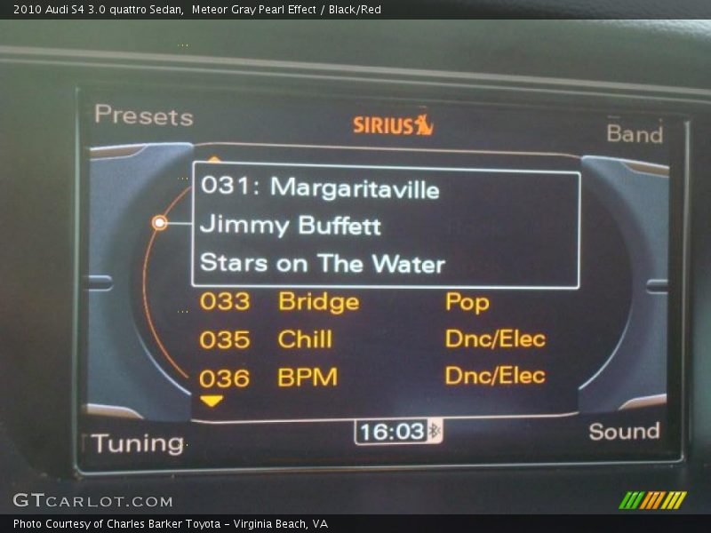 Meteor Gray Pearl Effect / Black/Red 2010 Audi S4 3.0 quattro Sedan