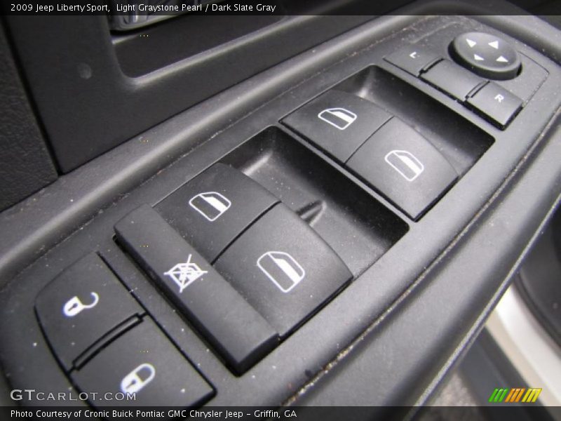 Light Graystone Pearl / Dark Slate Gray 2009 Jeep Liberty Sport