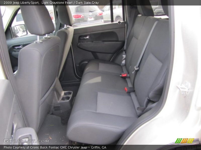 Light Graystone Pearl / Dark Slate Gray 2009 Jeep Liberty Sport