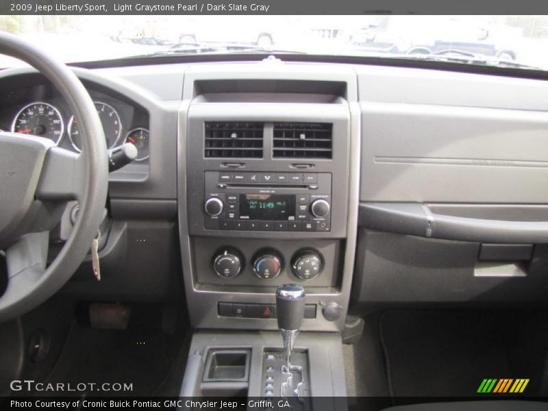 Light Graystone Pearl / Dark Slate Gray 2009 Jeep Liberty Sport