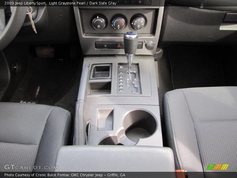 Light Graystone Pearl / Dark Slate Gray 2009 Jeep Liberty Sport