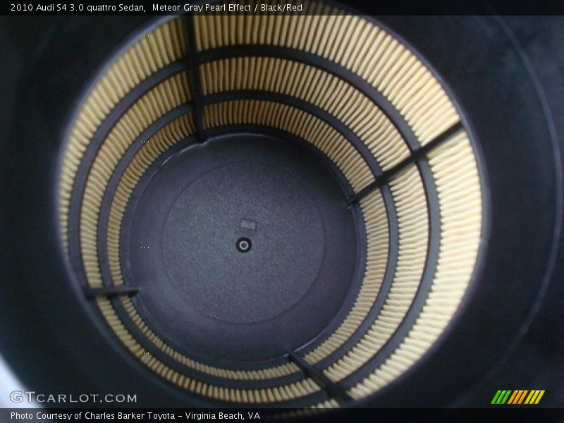 Meteor Gray Pearl Effect / Black/Red 2010 Audi S4 3.0 quattro Sedan