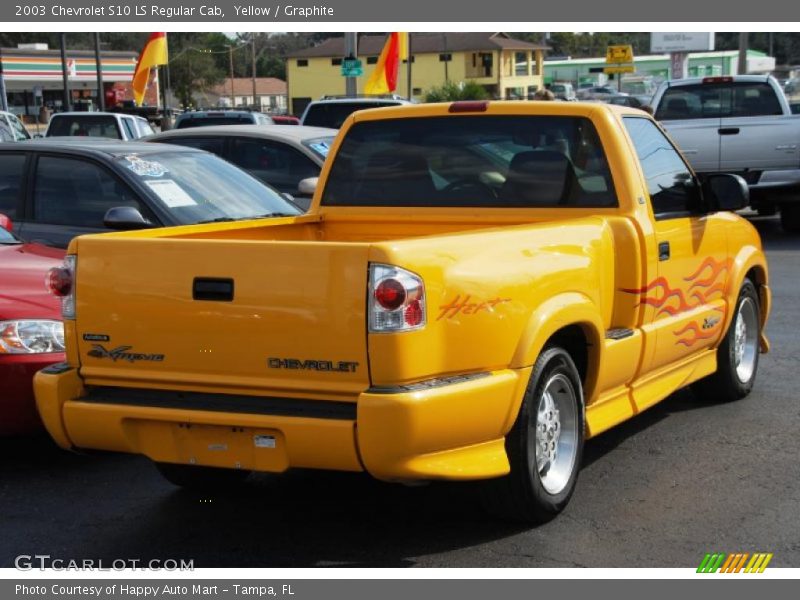 Yellow / Graphite 2003 Chevrolet S10 LS Regular Cab