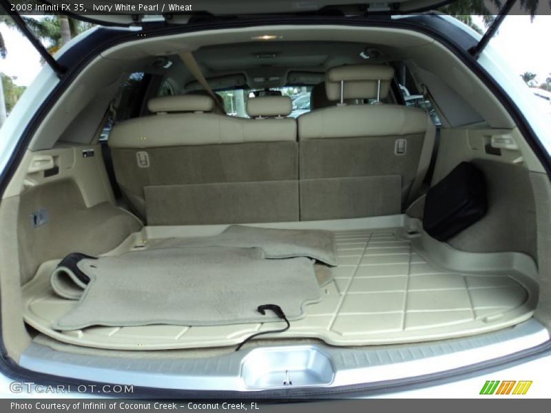 Ivory White Pearl / Wheat 2008 Infiniti FX 35