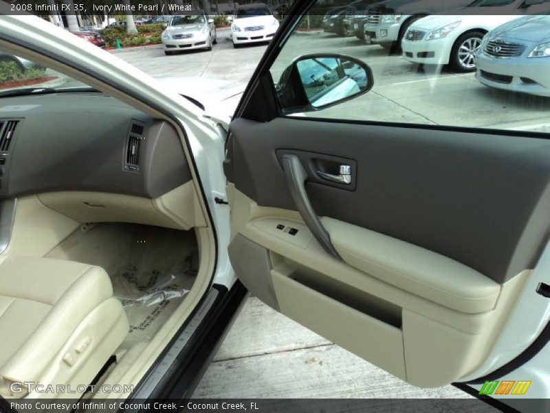 Ivory White Pearl / Wheat 2008 Infiniti FX 35