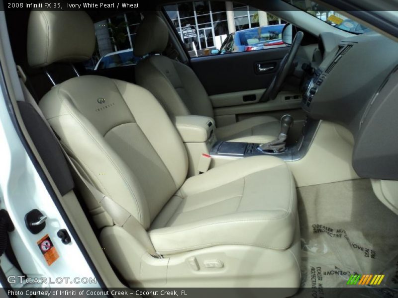 Ivory White Pearl / Wheat 2008 Infiniti FX 35