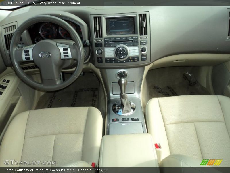 Ivory White Pearl / Wheat 2008 Infiniti FX 35