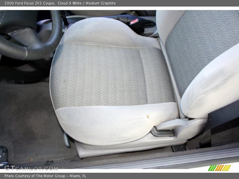 Cloud 9 White / Medium Graphite 2000 Ford Focus ZX3 Coupe