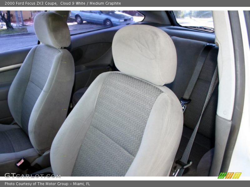 Cloud 9 White / Medium Graphite 2000 Ford Focus ZX3 Coupe