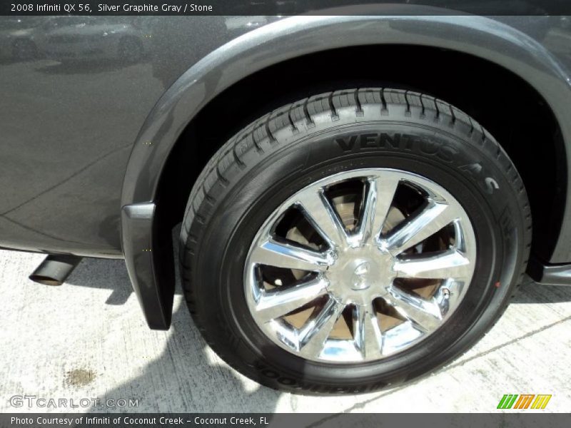 Silver Graphite Gray / Stone 2008 Infiniti QX 56