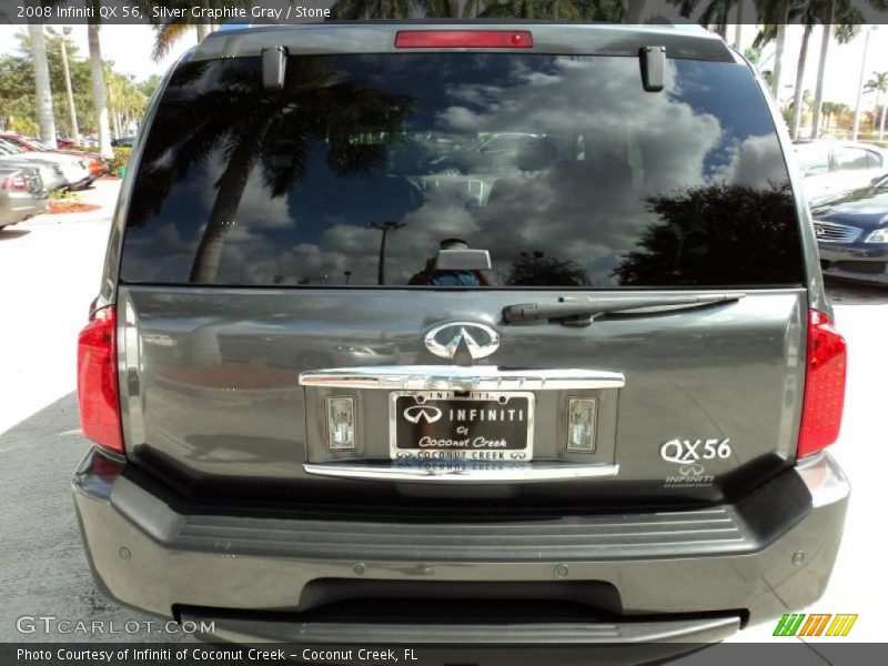 Silver Graphite Gray / Stone 2008 Infiniti QX 56