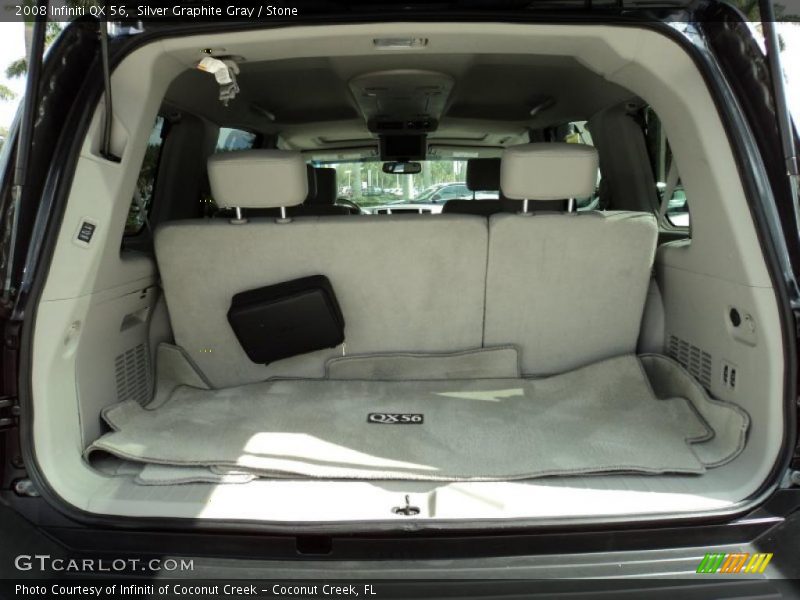 Silver Graphite Gray / Stone 2008 Infiniti QX 56