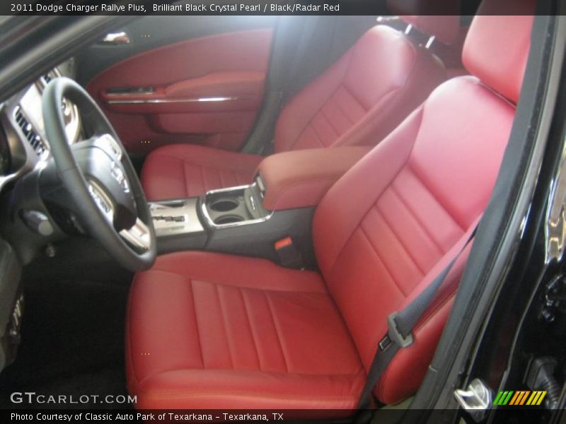  2011 Charger Rallye Plus Black/Radar Red Interior