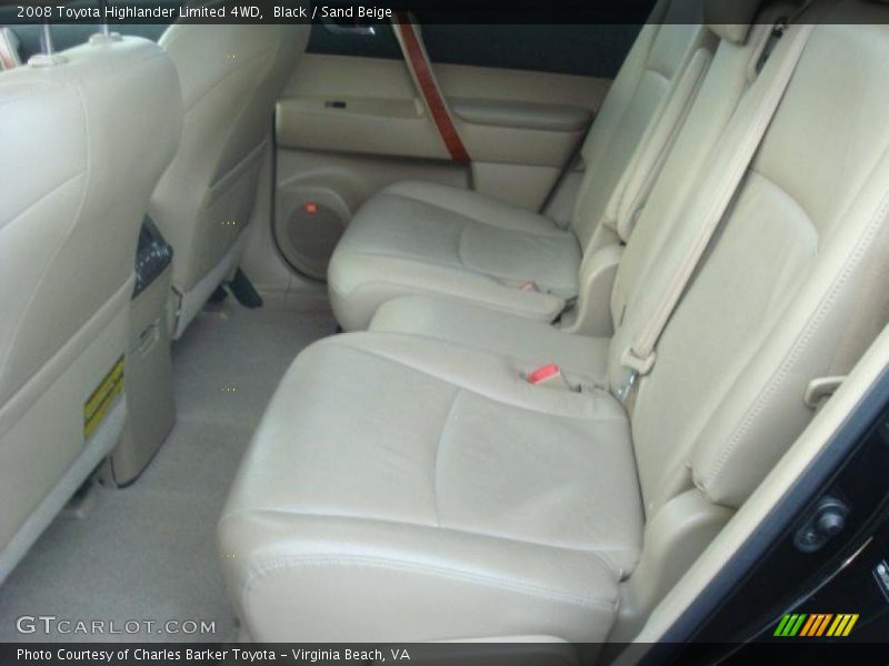 Black / Sand Beige 2008 Toyota Highlander Limited 4WD
