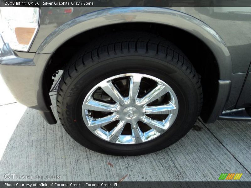 Silver Graphite Gray / Stone 2008 Infiniti QX 56