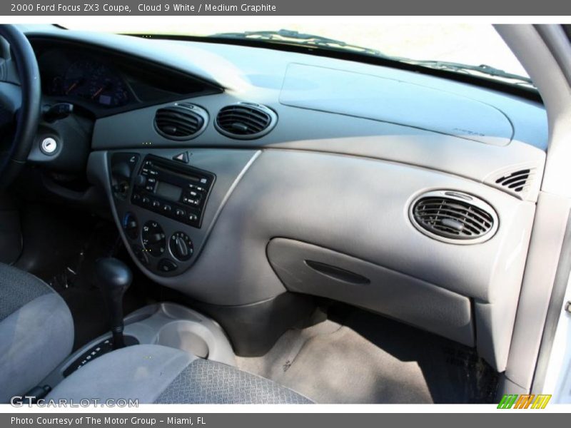 Cloud 9 White / Medium Graphite 2000 Ford Focus ZX3 Coupe