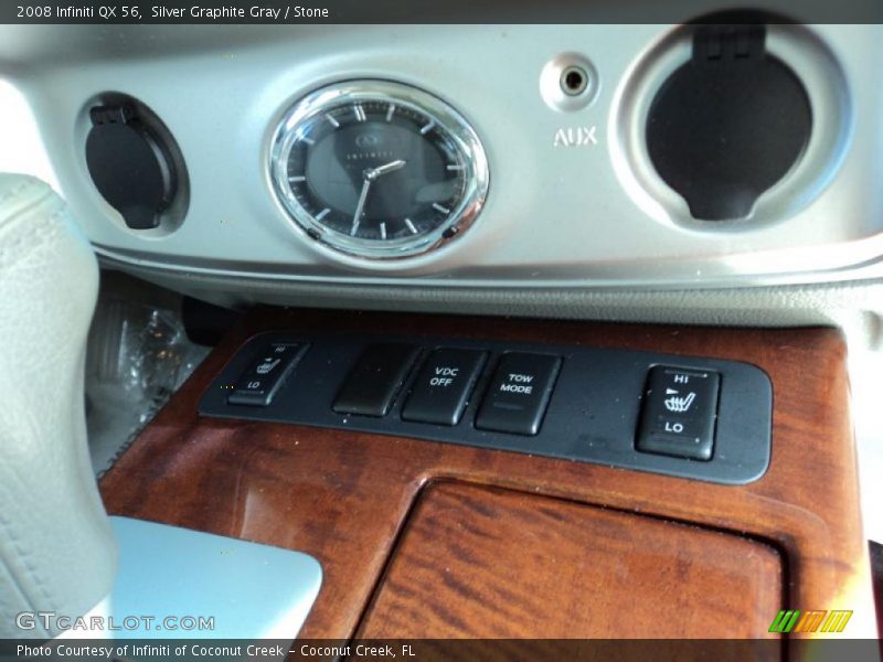 Silver Graphite Gray / Stone 2008 Infiniti QX 56