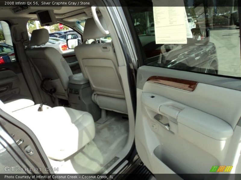 Silver Graphite Gray / Stone 2008 Infiniti QX 56