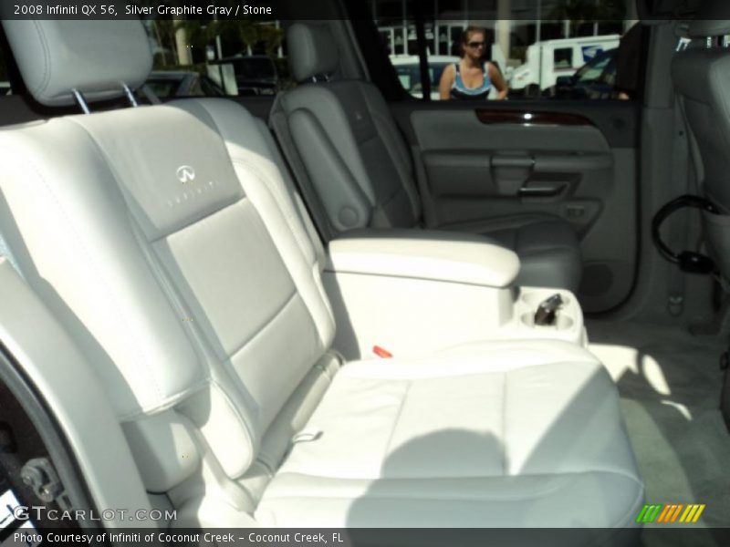 Silver Graphite Gray / Stone 2008 Infiniti QX 56
