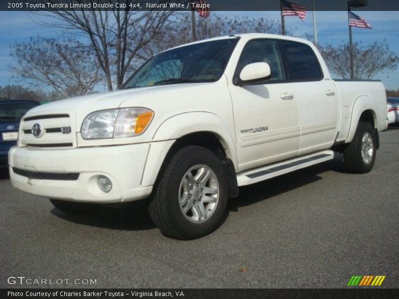 Natural White / Taupe 2005 Toyota Tundra Limited Double Cab 4x4