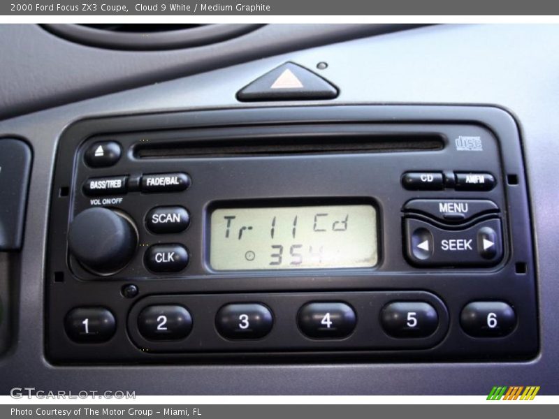Cloud 9 White / Medium Graphite 2000 Ford Focus ZX3 Coupe