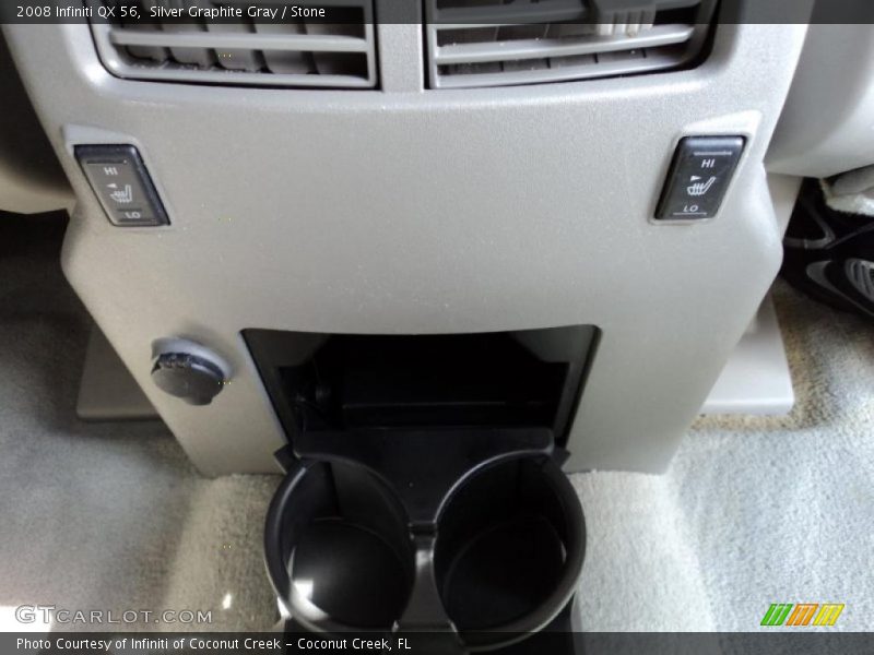 Silver Graphite Gray / Stone 2008 Infiniti QX 56