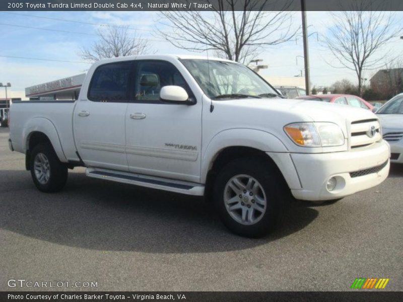 Natural White / Taupe 2005 Toyota Tundra Limited Double Cab 4x4