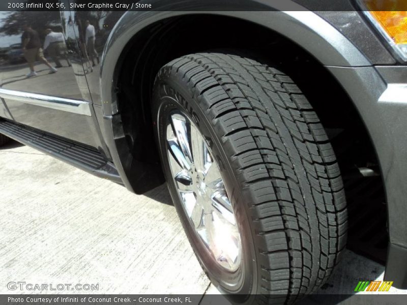 Silver Graphite Gray / Stone 2008 Infiniti QX 56