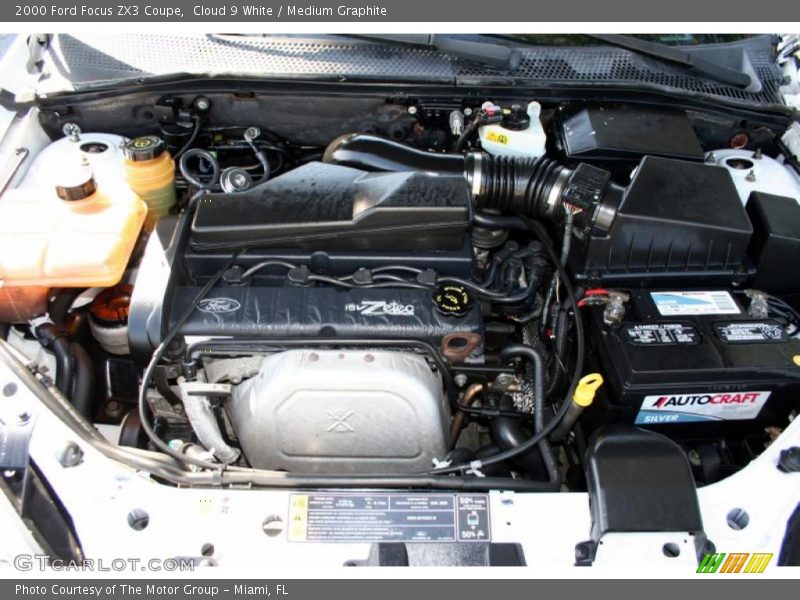 2000 Focus ZX3 Coupe Engine - 2.0L DOHC 16V Zetec 4 Cylinder