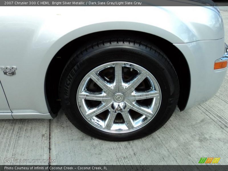 Bright Silver Metallic / Dark Slate Gray/Light Slate Gray 2007 Chrysler 300 C HEMI