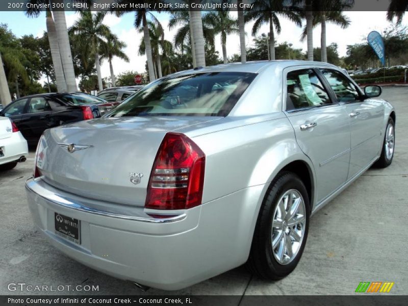 Bright Silver Metallic / Dark Slate Gray/Light Slate Gray 2007 Chrysler 300 C HEMI