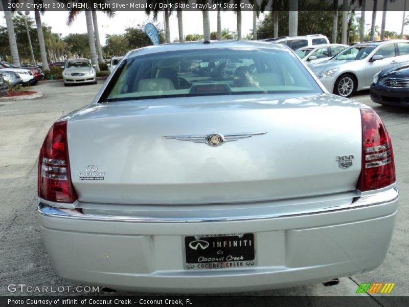 Bright Silver Metallic / Dark Slate Gray/Light Slate Gray 2007 Chrysler 300 C HEMI