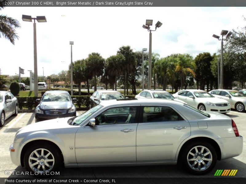 Bright Silver Metallic / Dark Slate Gray/Light Slate Gray 2007 Chrysler 300 C HEMI