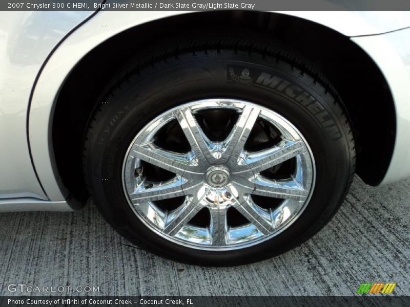 Bright Silver Metallic / Dark Slate Gray/Light Slate Gray 2007 Chrysler 300 C HEMI
