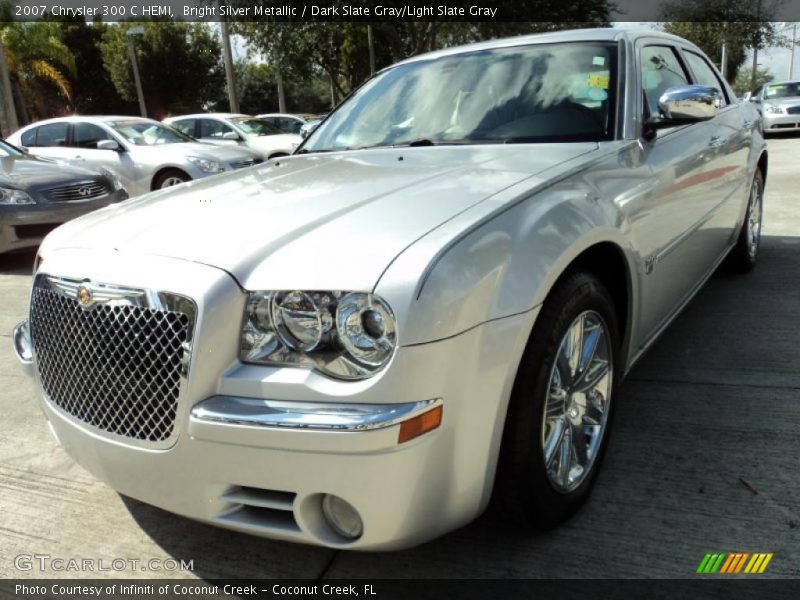 Bright Silver Metallic / Dark Slate Gray/Light Slate Gray 2007 Chrysler 300 C HEMI