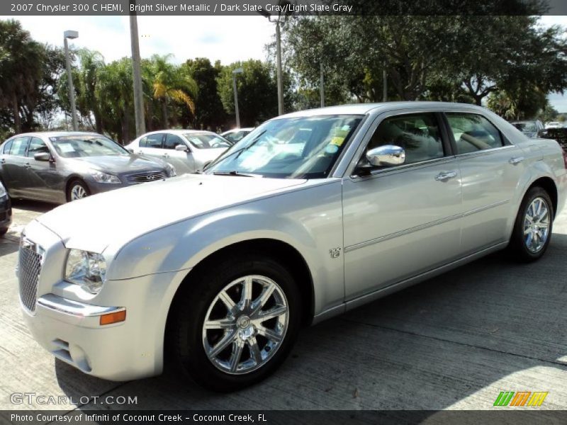 Bright Silver Metallic / Dark Slate Gray/Light Slate Gray 2007 Chrysler 300 C HEMI