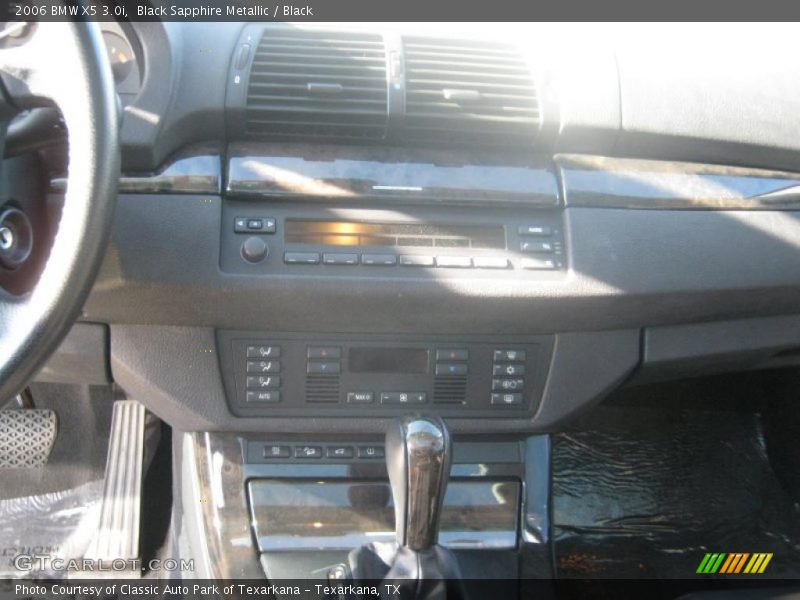 Black Sapphire Metallic / Black 2006 BMW X5 3.0i